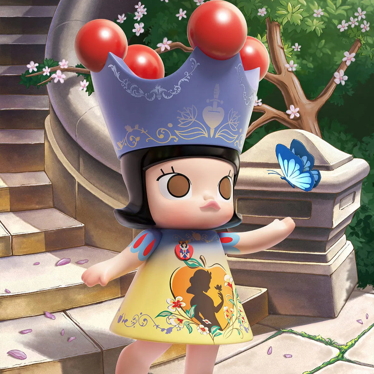 Molly - MEGA ROYAL MOLLY 400% Snow White - POP Mart