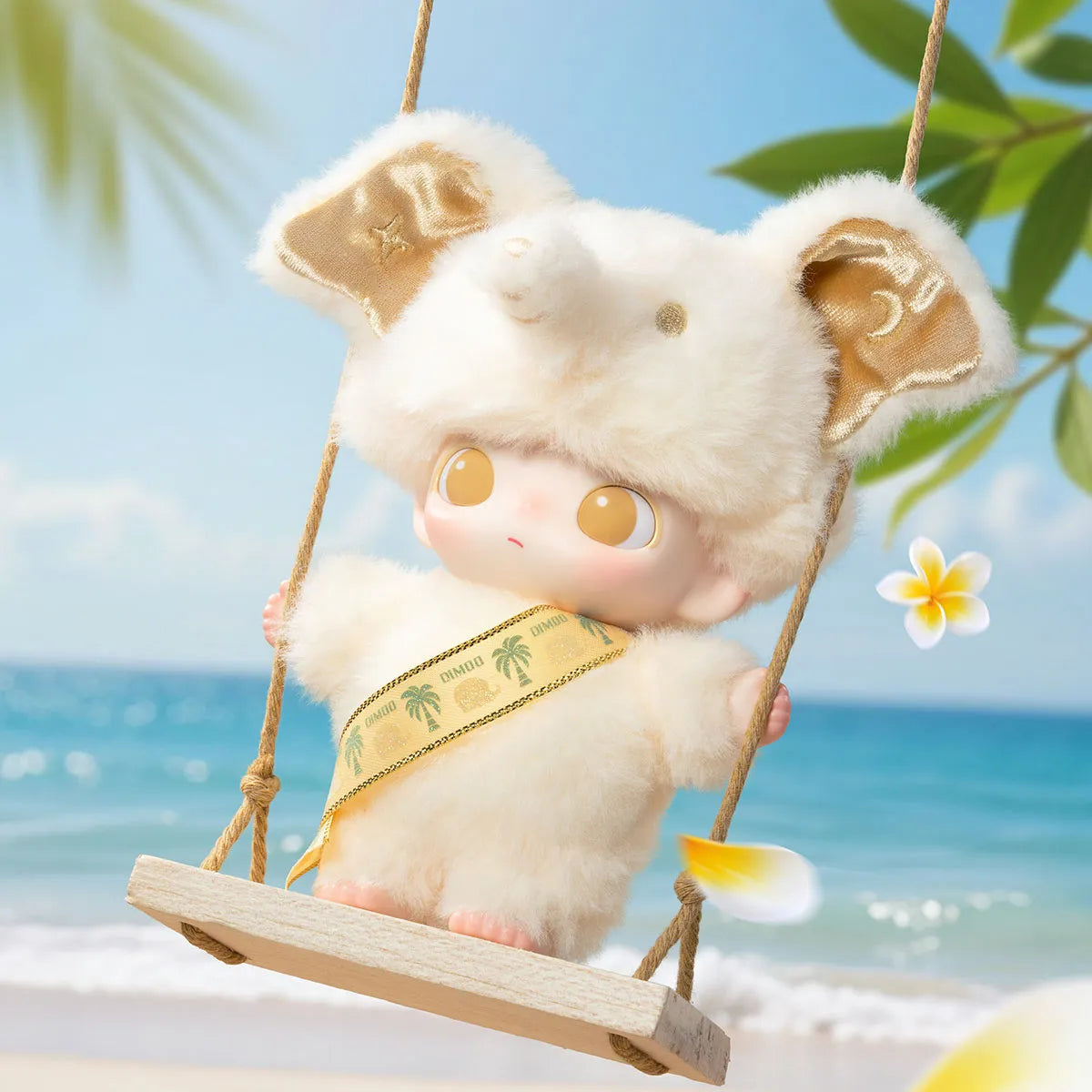 DIMOO - Elephant in Moonlight Vinyl Plush Blister Pack Keychain Bag Charm