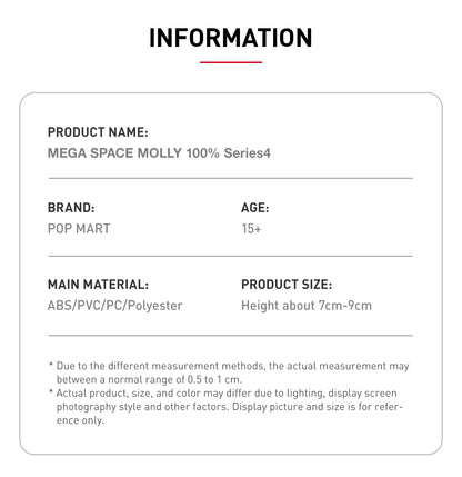 Molly -  MEGA Space Molly 100% Series 4 SECRET - POP Mart