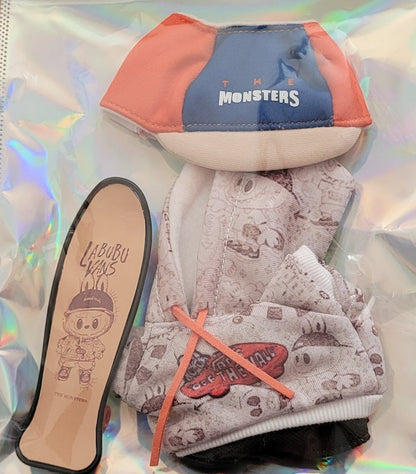 Labubu  - Tøffe klær for Labubu 17 cm