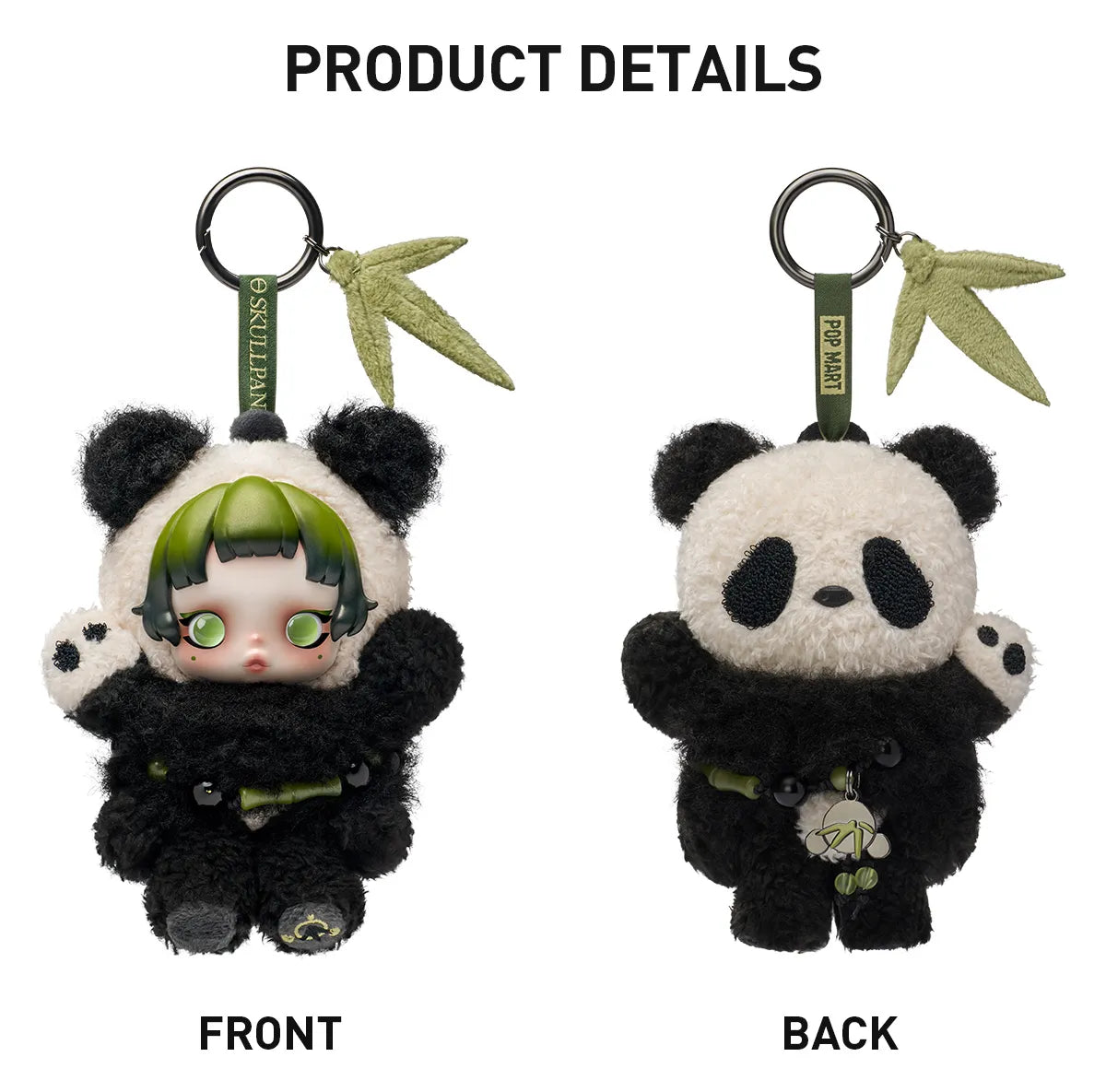 Skullpanda - Lazy Panda Doll Pendant - POP Mart Skullpanda - Lazy Panda Doll Pendant - POP Mart