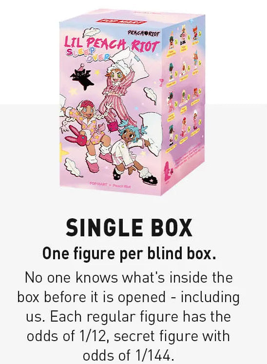 LIL PEACH RIOT SLEEPOVER SERIES FIGURES - POP Mart