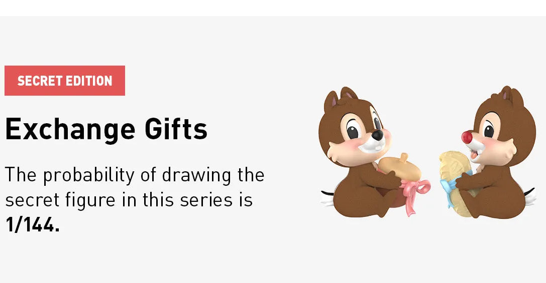 Julegave - Disney Chip 'N' Dale Fun-loving Brothers - POP Mart