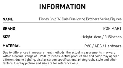 Julegave - Disney Chip 'N' Dale Fun-loving Brothers - POP Mart