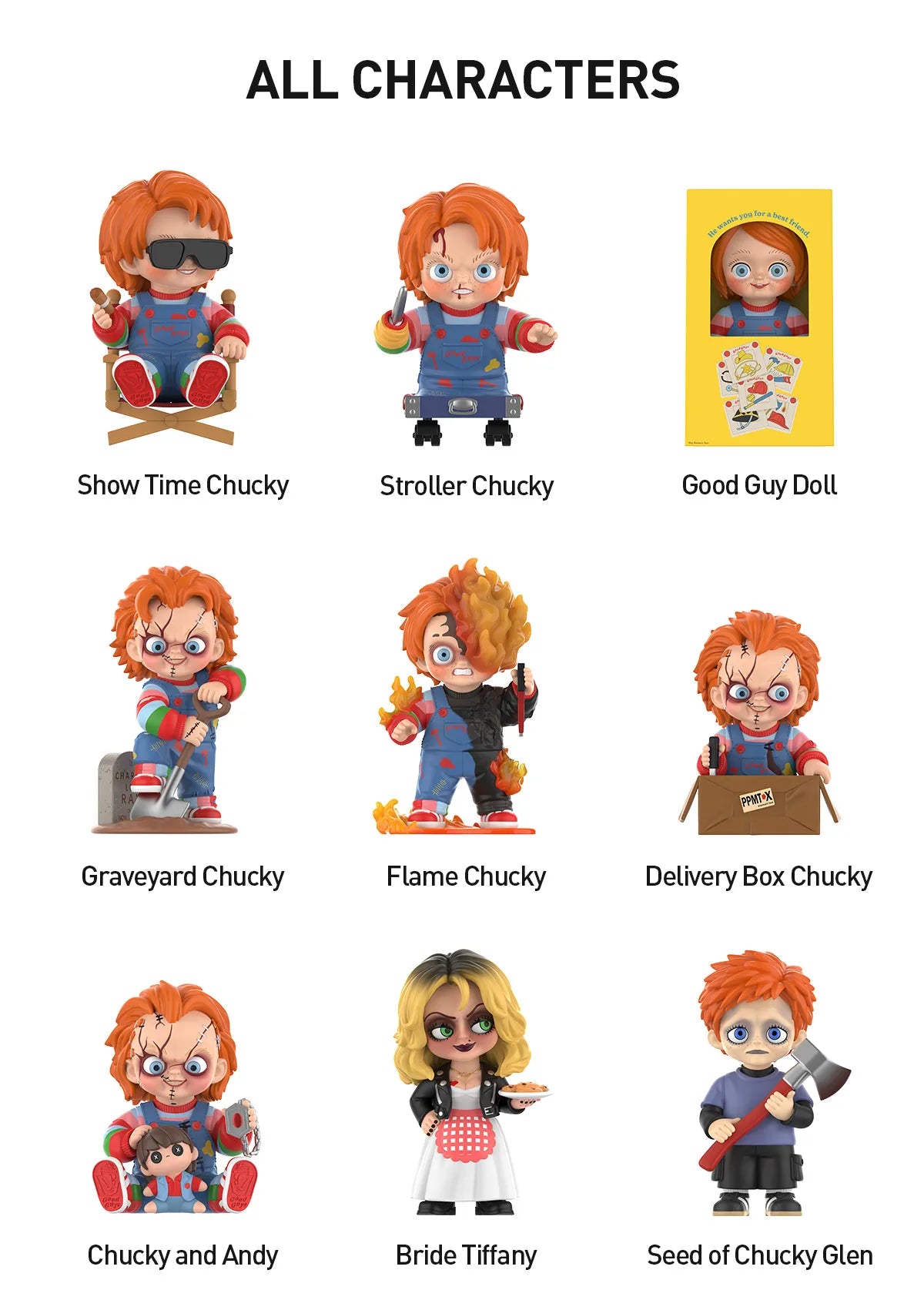 Chucky Franchise Series Figures - POP Mart