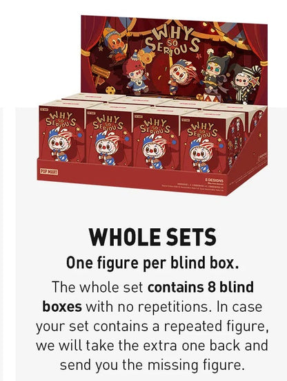Labubu - WHY SO SERIOUS (whole box) - POP Mart