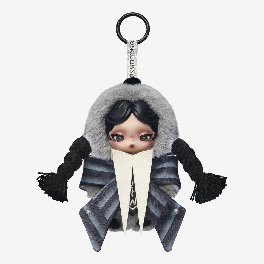 SKULLPANDA × Wednesday Plush – Nevermore Academy Uniform Version