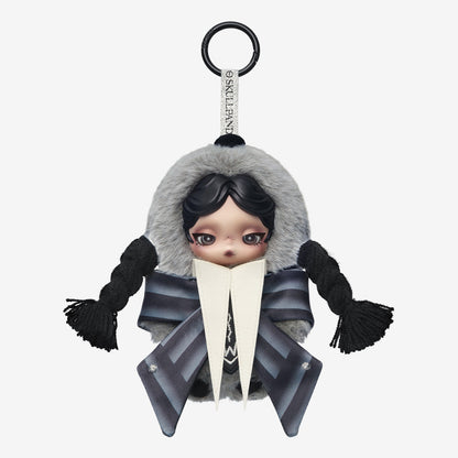 SKULLPANDA × Wednesday Plush – Nevermore Academy Uniform Version