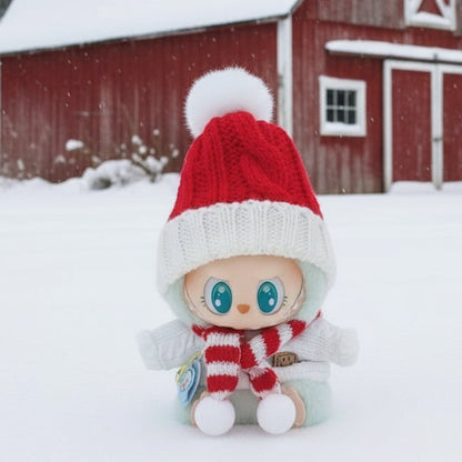 Labubu – Jul på gaten outfit 17 cm