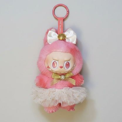 Julegave Labubu – Hvit ballroom-sett for 17 cm Labubu