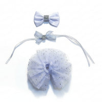 Labubu – Hvit MIU ballroom-sett for 17 cm Labubu