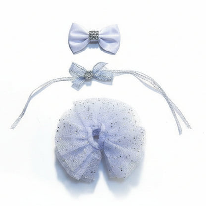 Labubu – Hvit MIU ballroom-sett for 17 cm Labubu