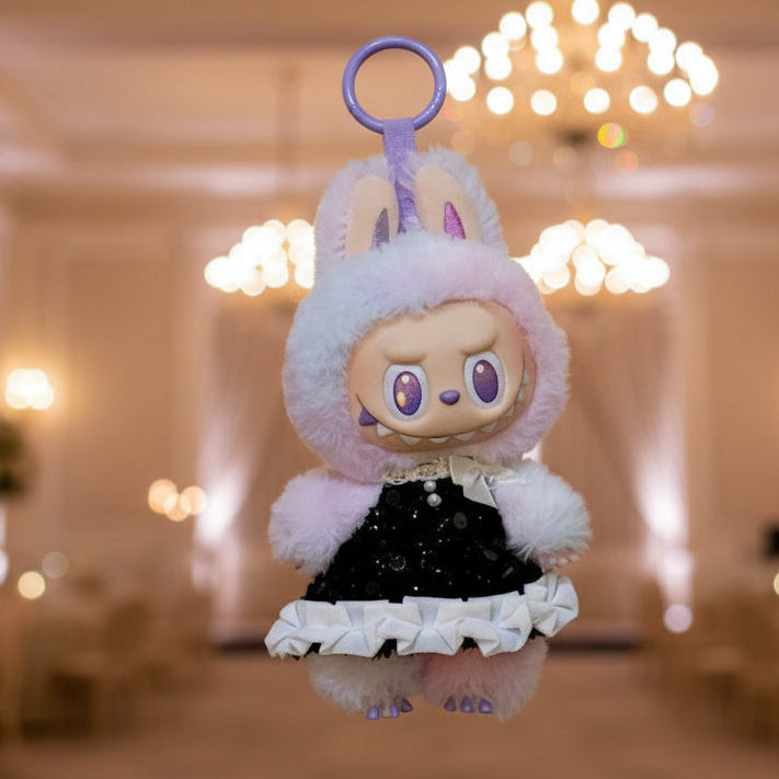 Julegave Labubu – Formell aftenkjole-sett (17 cm)