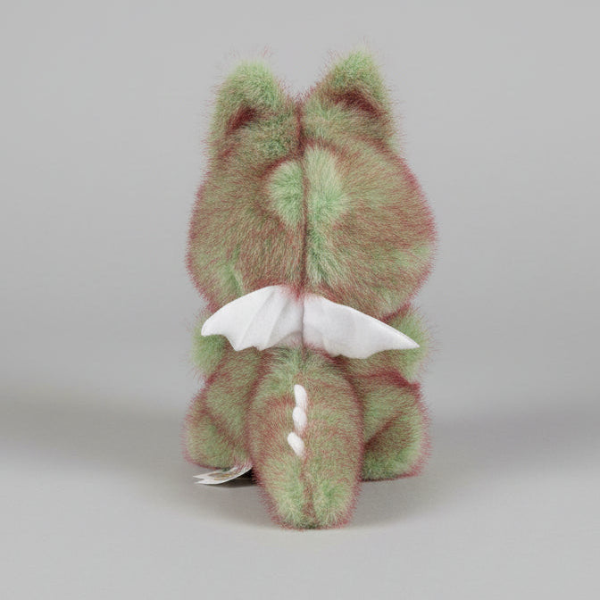 Julegave Labubu - Grønn Zimomo kosedrakt for Labubu 17cm