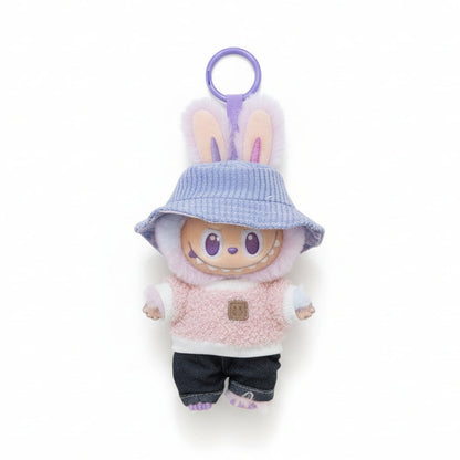 Julegave Labubu  - kose klær for Labubu 17 cm