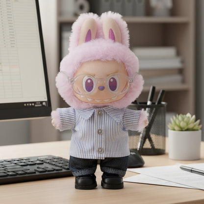 gave - Labubu  - Flip with me drakt for Labubu 17 cm