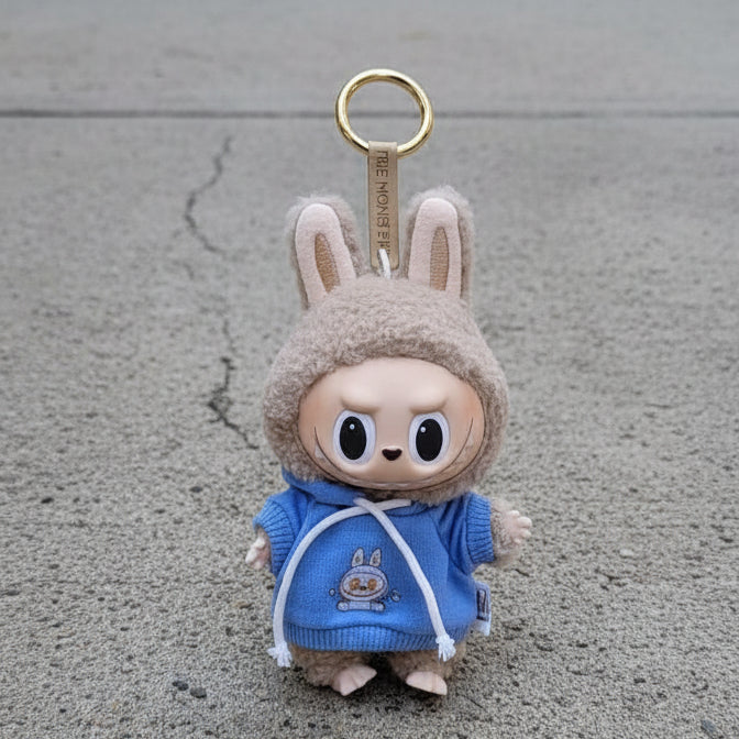 Gave - Labubu  - Sky Blue Hoodie for Labubu 17 cm