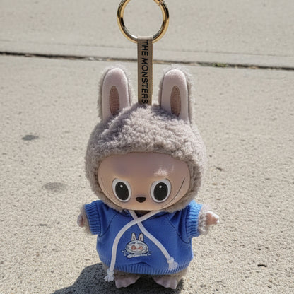 Gave - Labubu  - Sky Blue Hoodie for Labubu 17 cm