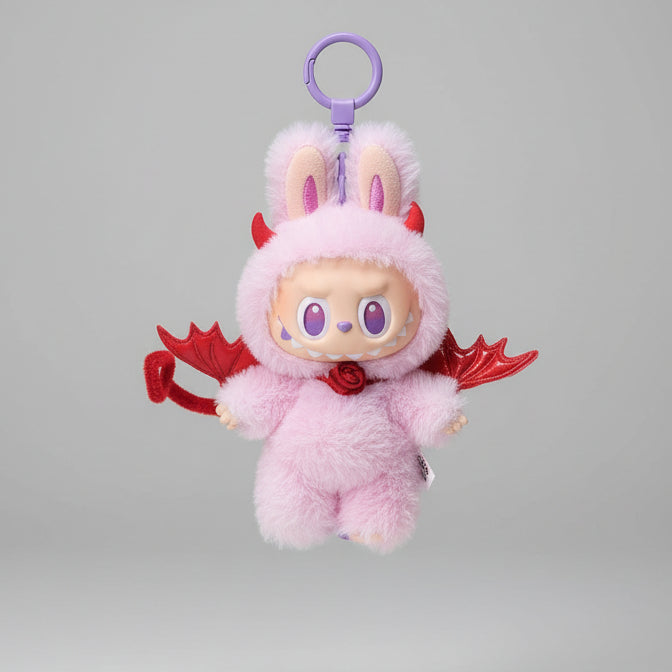 Labubu – Djevel vinger, hale og horn (17 cm)