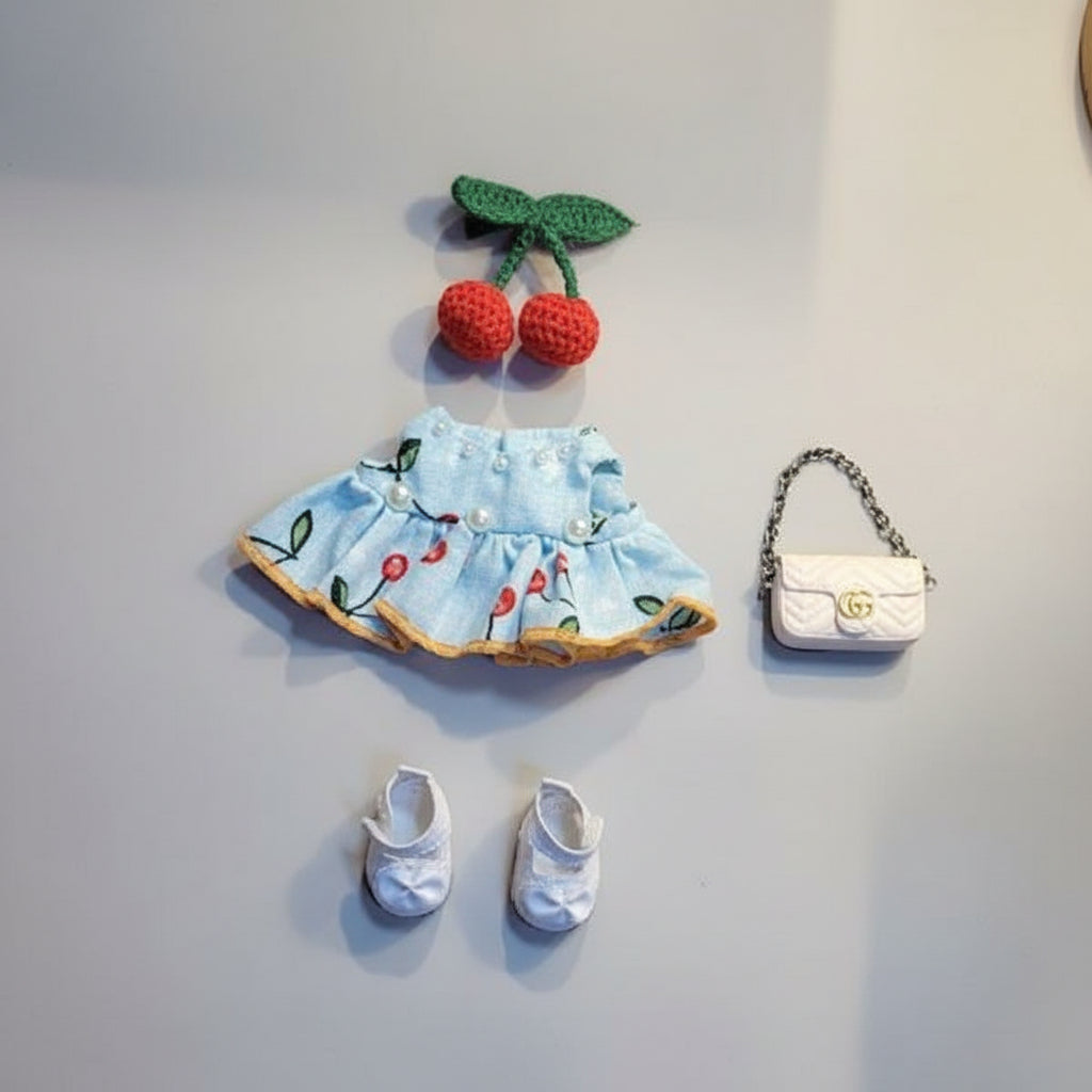 Labubu – Summer Kjoleoutfit 17 cm
