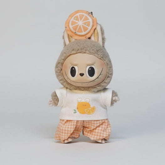 Labubu – Oransje Summer outfit 17 cm