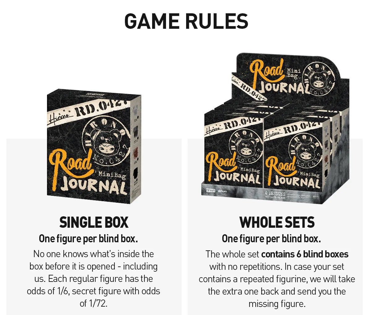 Hirono - Road Journal Series-Mini Bag  - POP Mart