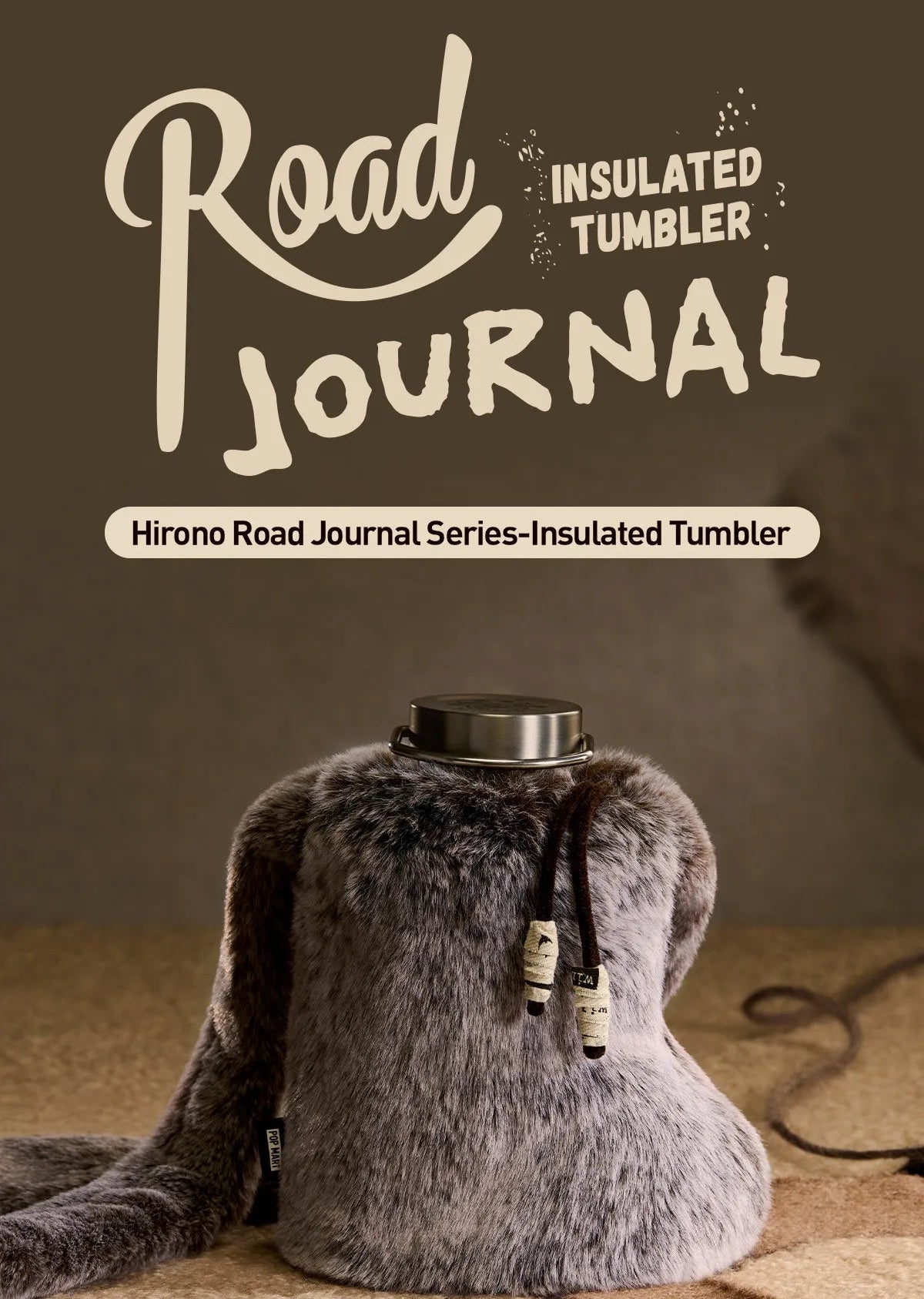 Hirono - Road Journal Insulated Tumbler / Isolert Termoskopp - POP Mart