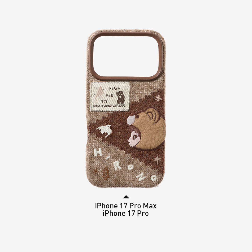 Hirono Road Journal Series-Knitted Phone Case Iphone 17 PRO MAX - POP Mart