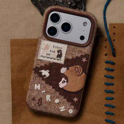 Hirono Road Journal Series-Knitted Phone Case Iphone 17 PRO MAX - POP Mart
