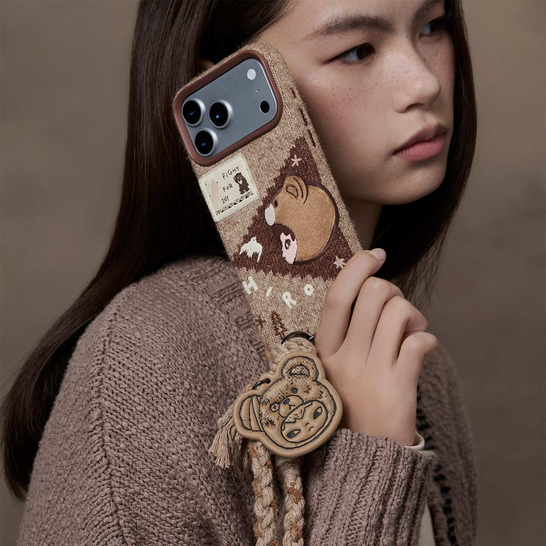 Hirono Road Journal Series-Knitted Phone Case Iphone 17 PRO MAX - POP Mart