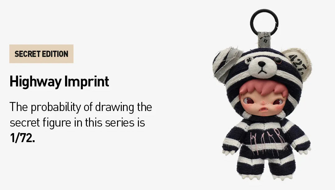 Hirono - Road Journal Series-Plush Doll Pendant (Pre order) - POP Mart