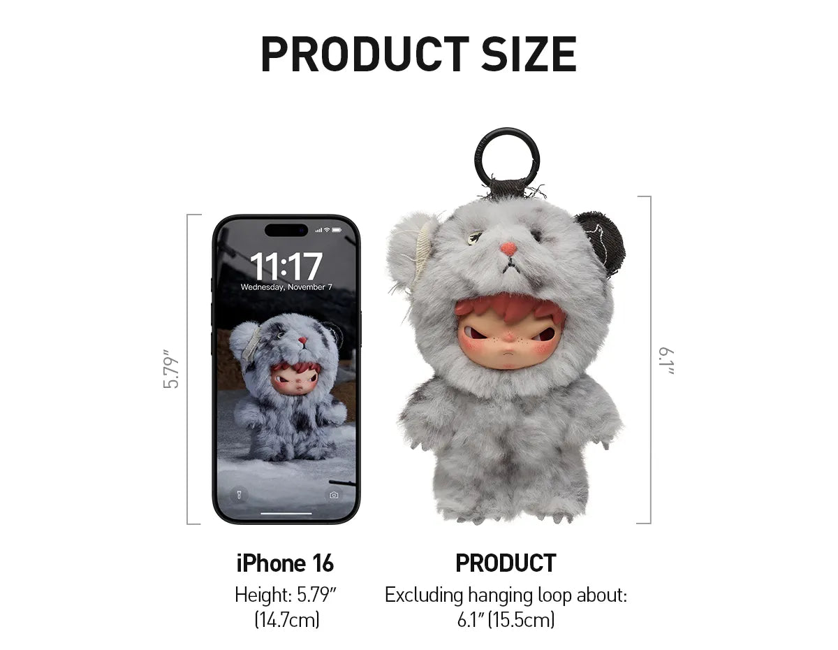 Hirono - Road Journal Series-Plush Doll Pendant (Pre order) - POP Mart