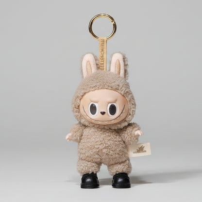 Labubu – Mini Shoes Collection (Black, Brown, Red & Blue)