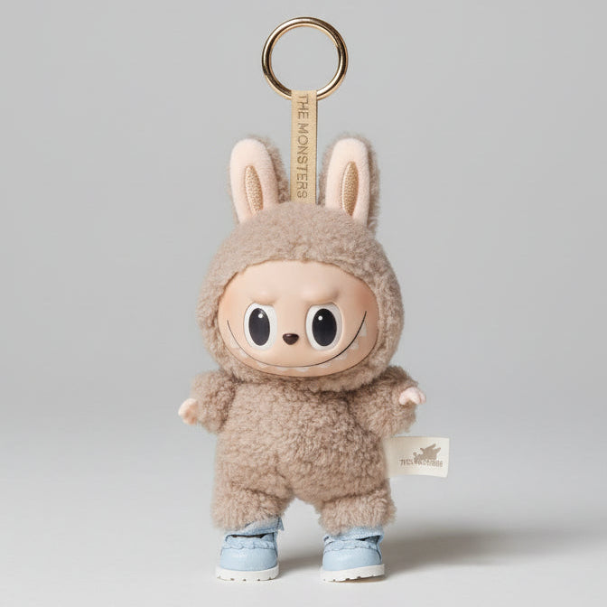 Labubu – Mini Shoes Collection (Black, Brown, Red & Blue)