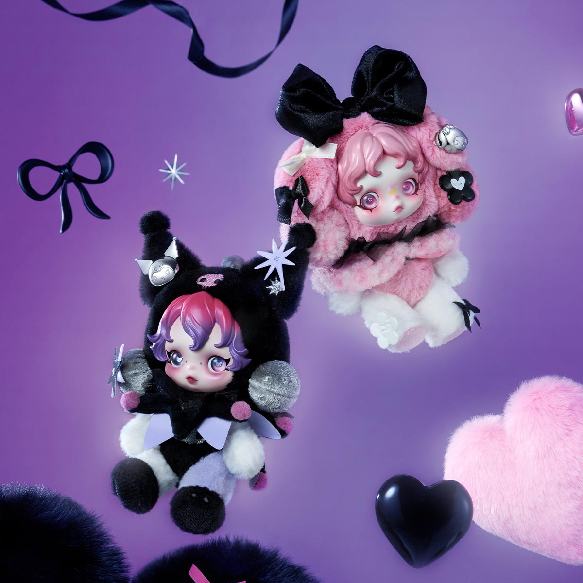 SKULLPANDA × MY MELODY Plush (Pre-order)