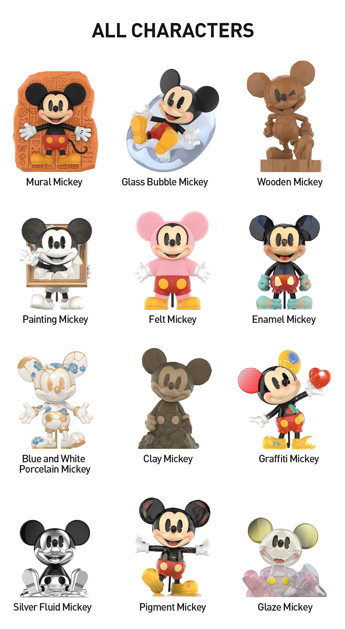 Disney Mickey – Boundless Creativity  Blind Box (Pre-order) - POP Mart