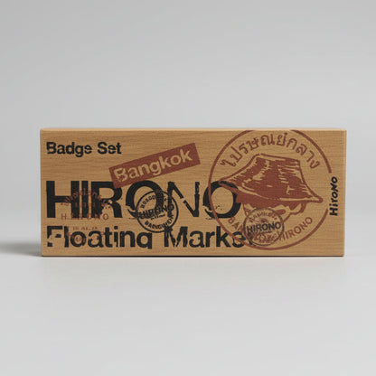 Hirono - Bangkok Floating Marked badge set by POP MART