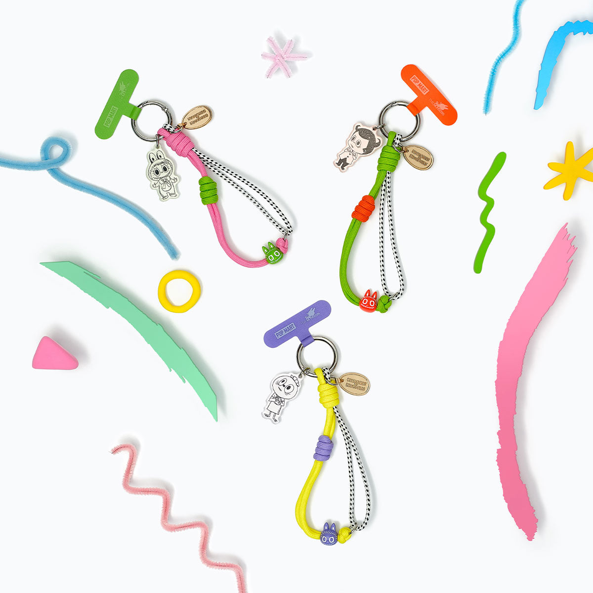 THE MONSTERS 10th Anniversary Series-Phone Charm (lev 13.02) - POP Mart