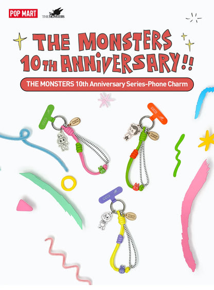 THE MONSTERS 10th Anniversary Series-Phone Charm  - POP Mart