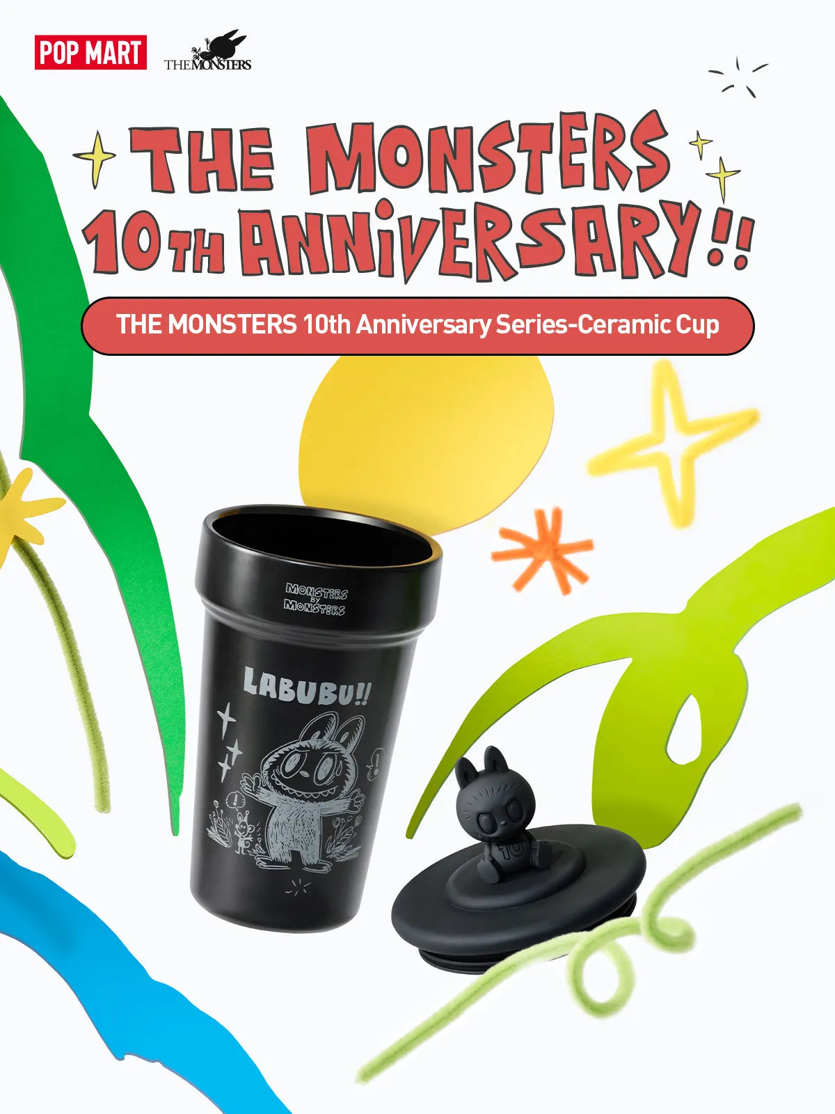 THE MONSTERS 10th Anniversary Series – Ceramic Cup (400 ml)