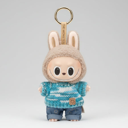 Labubu – Turkis vinter outfit for Labubu 17 cm