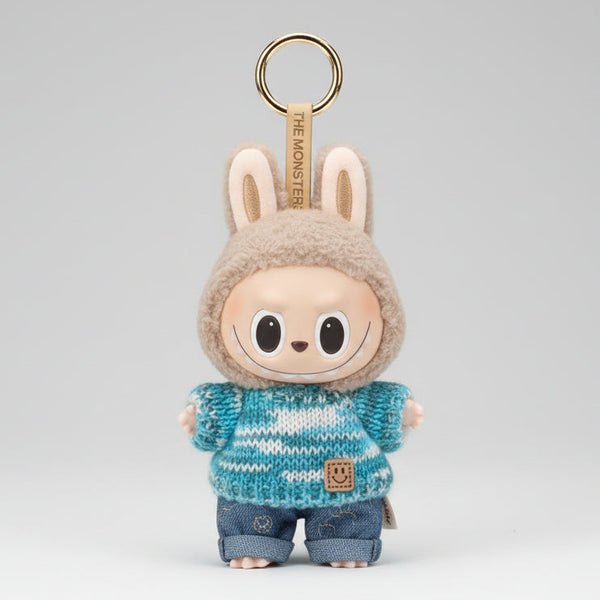 Labubu – Turkis vinter outfit for Labubu 17 cm