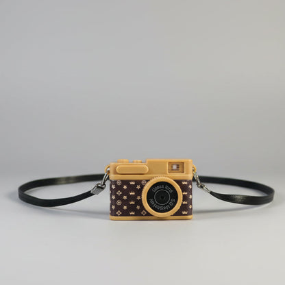 Labubu - Brun Fashion Kamera med lys