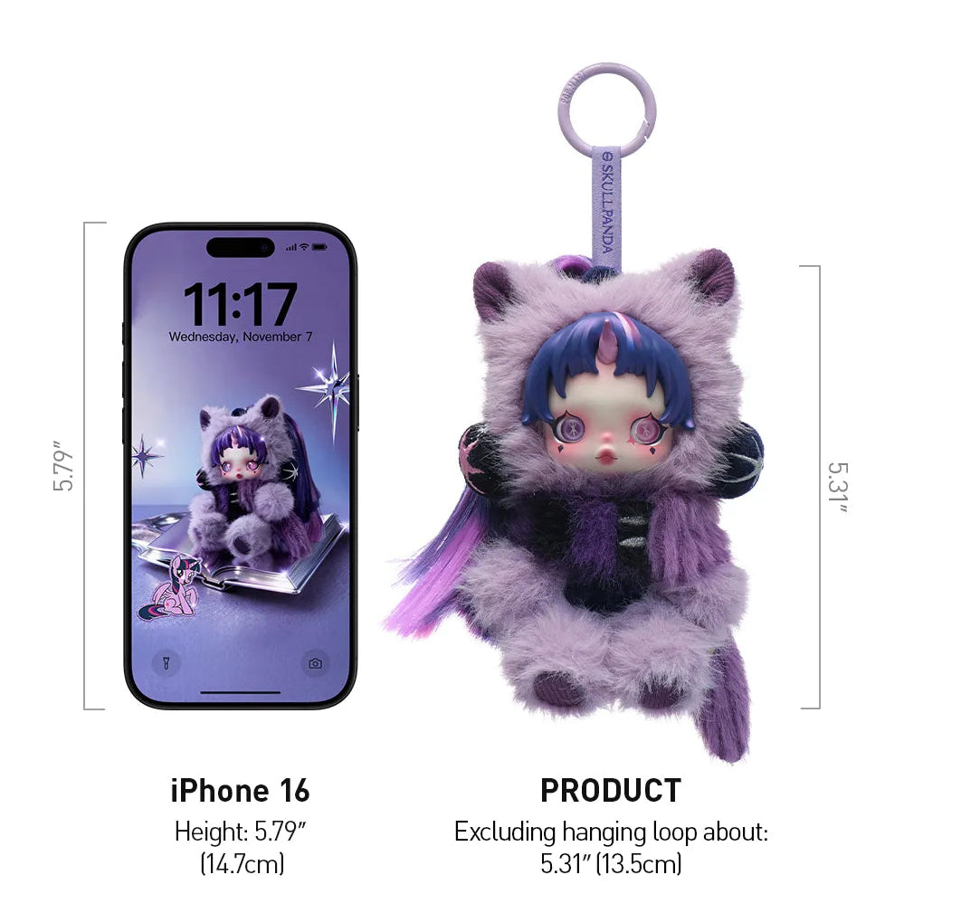 SKULLPANDA × MY LITTLE PONY SERIES PLUSH DOLL PENDANT -POP Mart