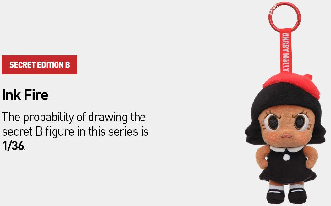 Molly - Angry Energy Series Plush Pendant - POP Mart