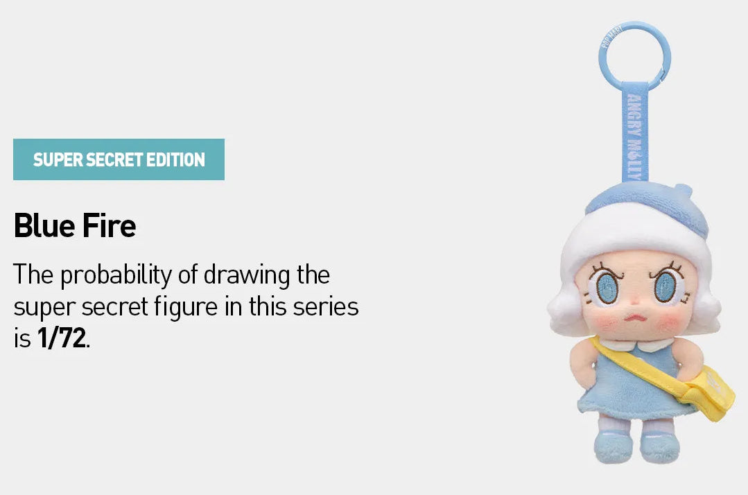 Molly - Angry Energy Series Plush Pendant - POP Mart