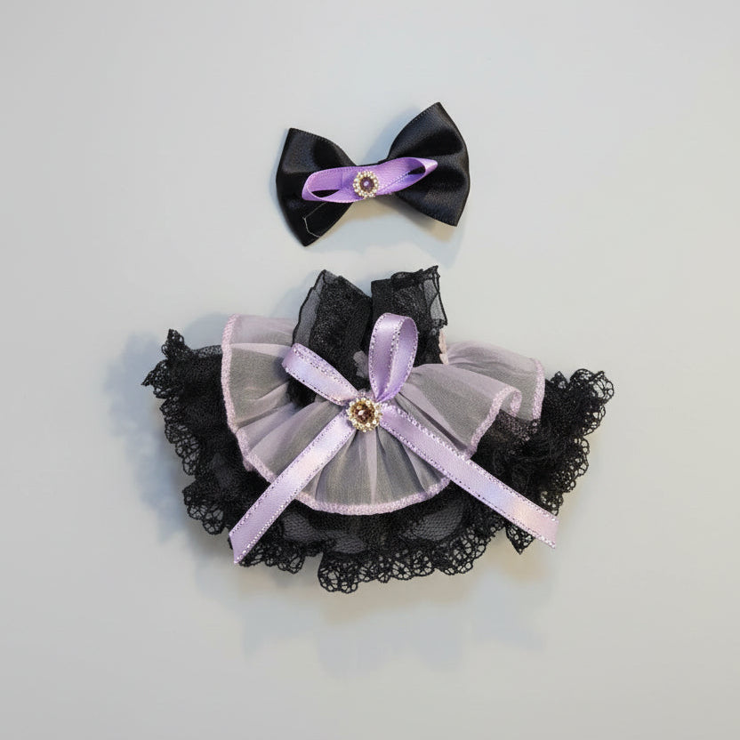 Labubu Klær – Elegant Aftenkjole – Outfit til Labubu Dukke 17 cm