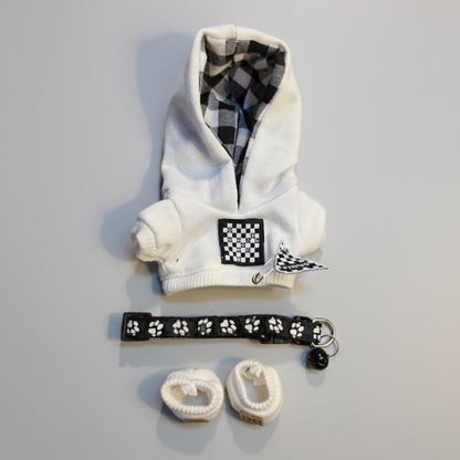 Hirono Klær – Streetwear Hoodie med Halsbånd – Klær til Hirono Figur