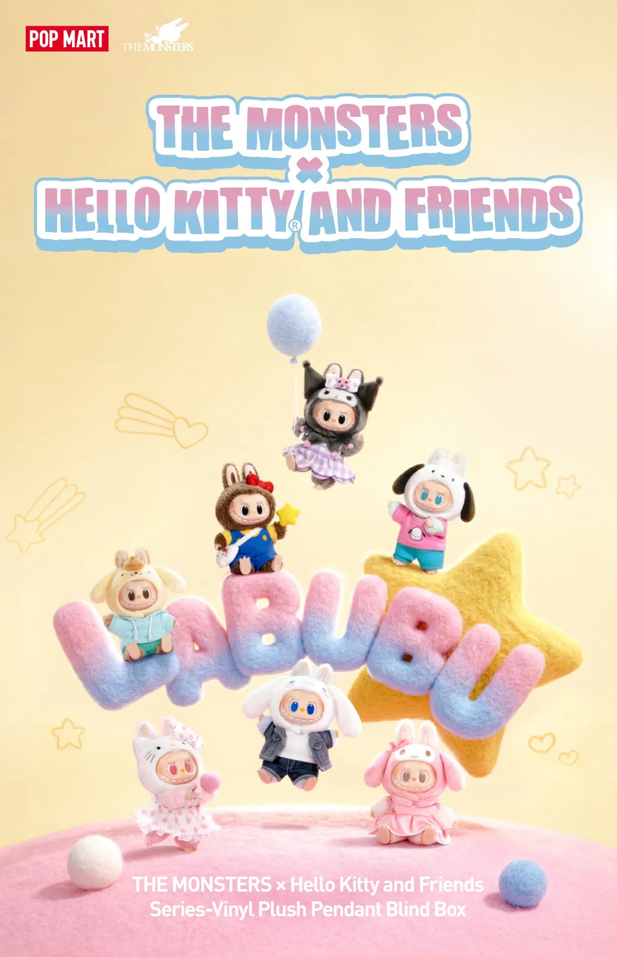 Labubu - THE MONSTERS × HELLO KITTY AND FRIENDS