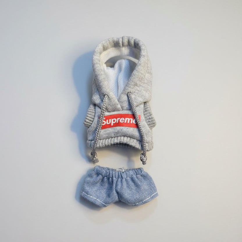 Labubu Klær – Boys in the Hood Outfit – Til Labubu Pin of Love 10 cm